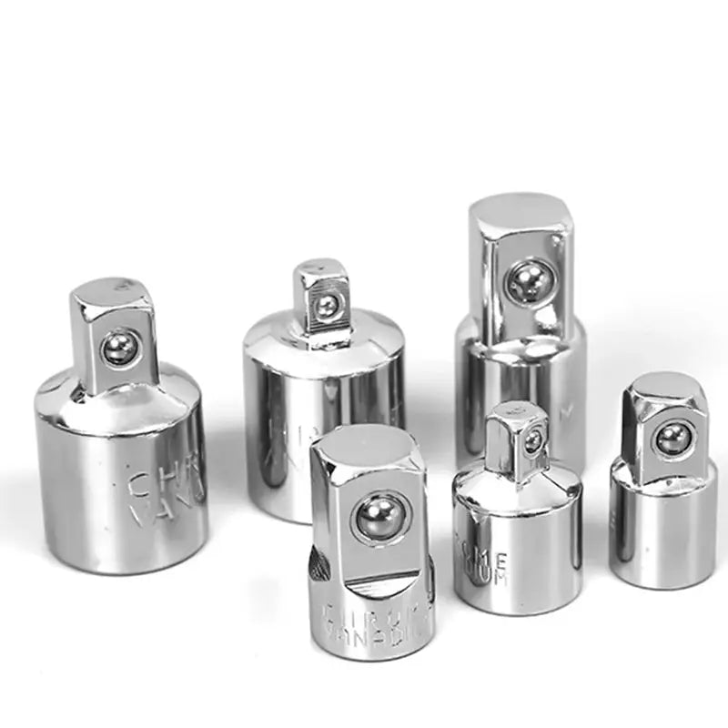 Chrome Vanadium Ratchet Wrench Adapter Sleeve For Quarter Inch Three Eighths Inch And Half Inch Drive Socket Converter