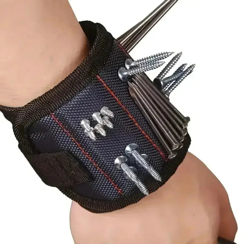Powerful Magnetic Wristband For Holding Screws Nails Drill Bits And Other Metal Parts Hands Free DIY Tool Kit Accessory
