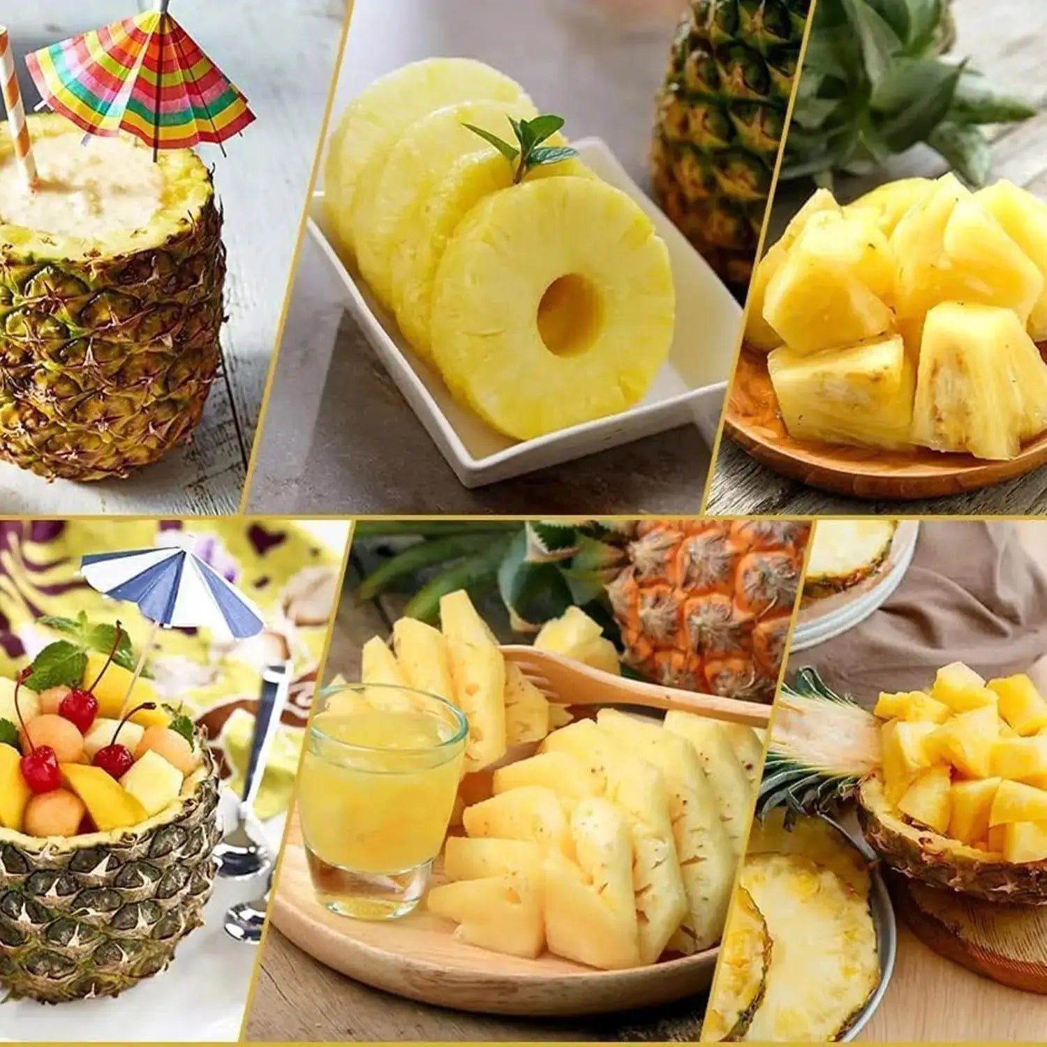 1 Piece Pineapple Slicer And Peeler Stainless Steel Fruit Tool For Kitchen Gadgets