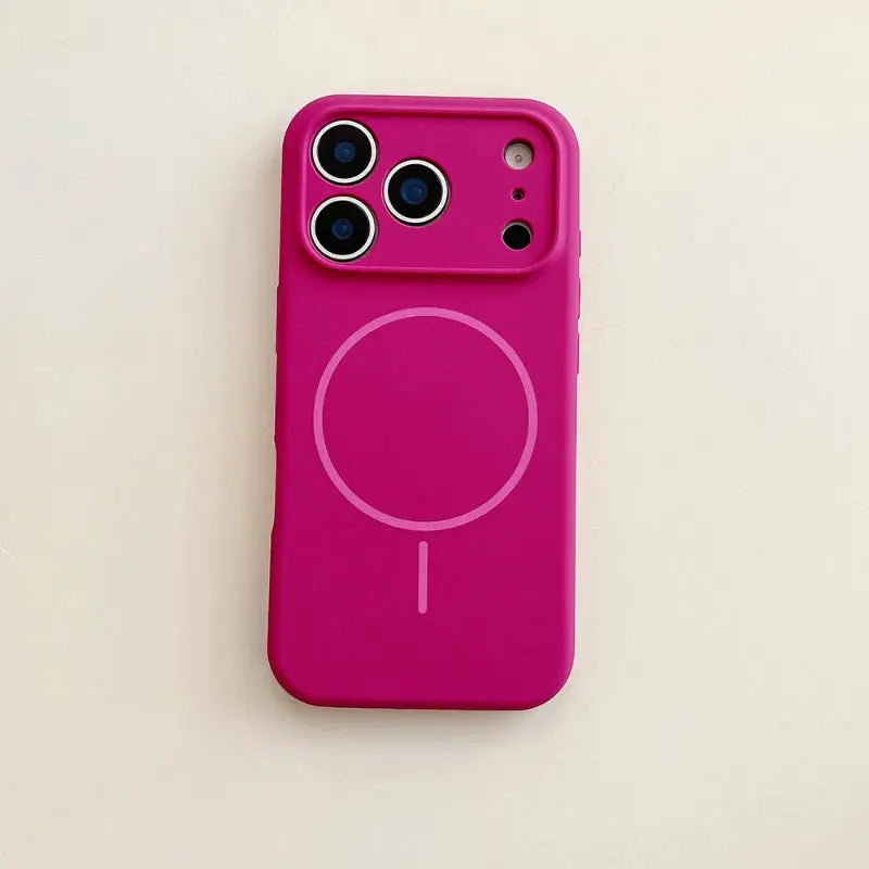 MagShield Solid Color Silicone MagSafe Case for iPhone 17 Pro Max 17 and 17 Pro Seamless Wireless Charging