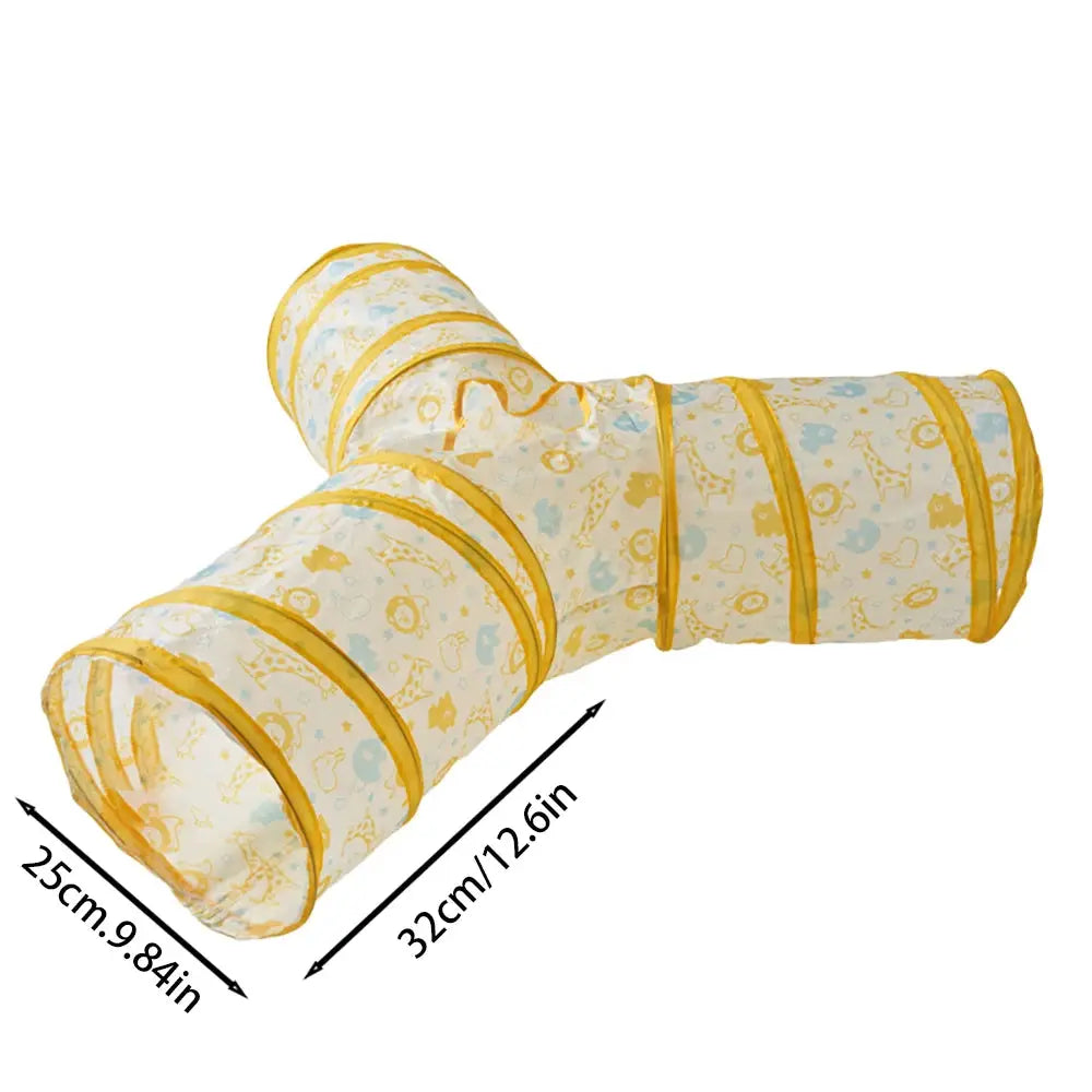 Foldable Cat Tunnel Interactive Toy for Cats Kittens Puppies Rabbits