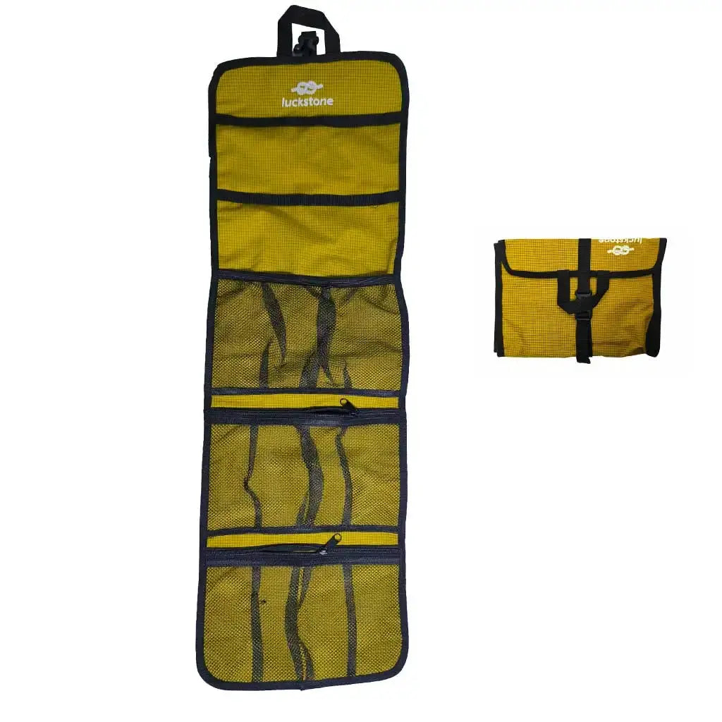 Rock Climbing Gear Storage Bag With Carabiner Organizer Durable 420D Ripstop Oxford