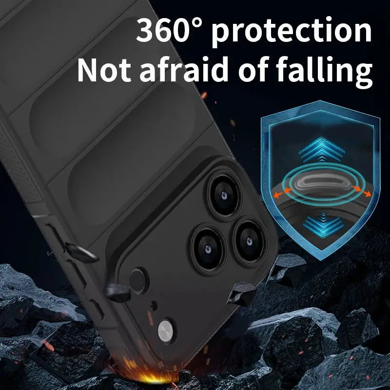 ApexGuard Liquid Silicone Shockproof Soft Skin Case For IPhone 17 Air Through 11 Pro Max Plus Lightweight Protection