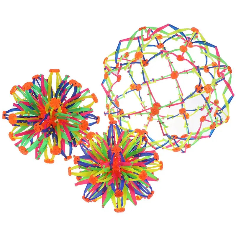 Magic Telescopic Ball Flower Ball Throwing Toy For Kids Outdoor Play And Parent Child Interaction Fun