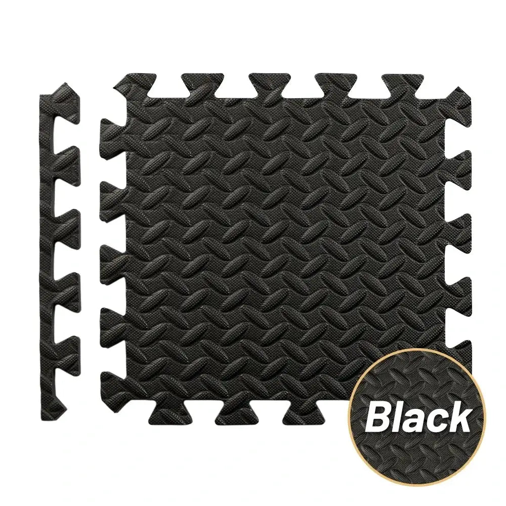 4 To 20 Pieces Puzzle Fitness Mat EVA Interlocking Foam Floor Tiles For Home Gym Non Slip Floor Mat For Kids