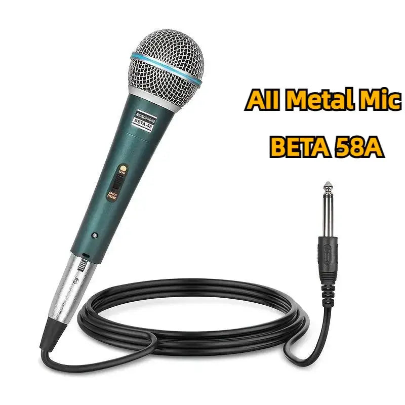 Wired Professional Dynamic Microphone For PC Karaoke And Live Streaming For Gaming Sound Room And Studio Use