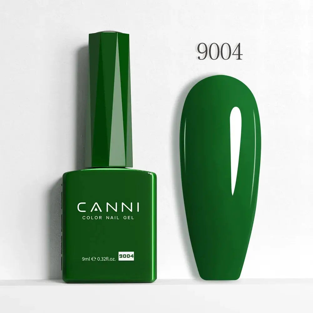 Canni Hema Free Nail Gel Polish Christmas Red Collection Semi Permanent 9ml Long Lasting Shine