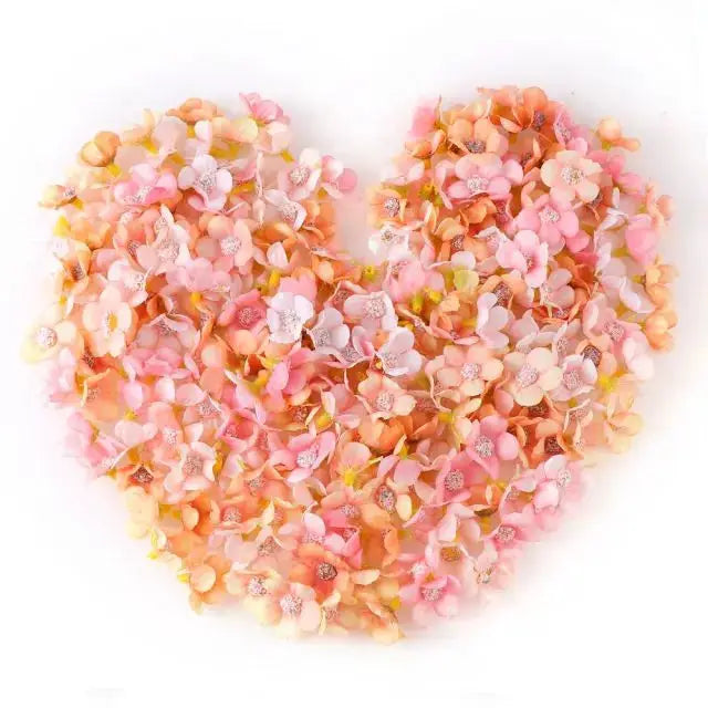 50 Piece Mini Artificial Rose Flower Heads Silk Fake Flowers For Home Decor Wedding Decoration Craft Wreaths Gifts