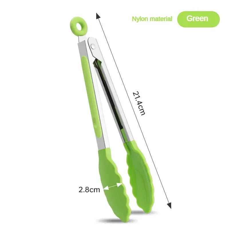 High Temperature Resistant Nylon And Stainless Steel Bread Clip For Outdoor BBQ And Kitchen Use