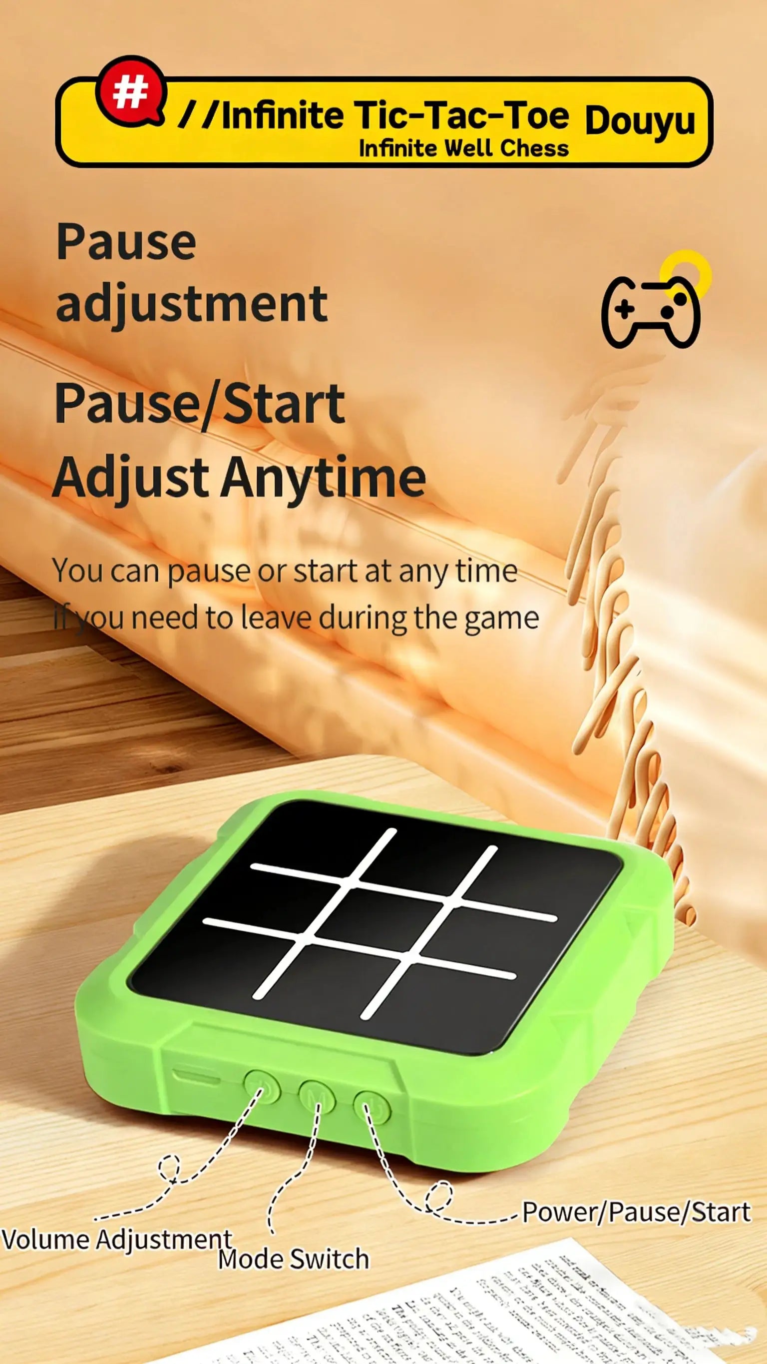 AI Electronic Chess And Tic Tac Toe Set Educational Brain Teaser Perfect Gift For Kids And Family Game Night