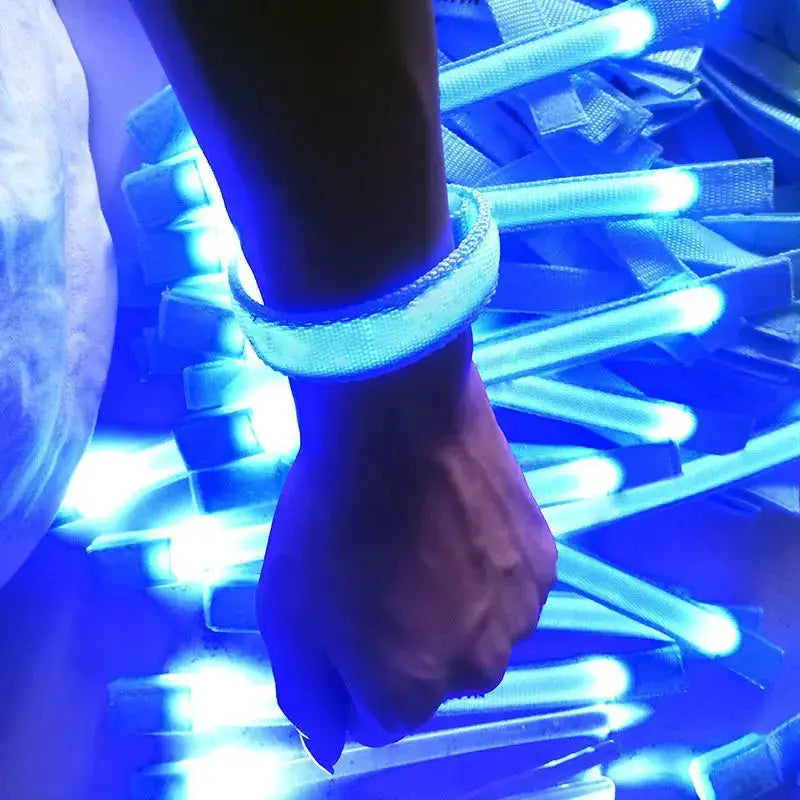 YOMDID LED Luminous Bracelet For Concerts And Parties Wrist Strap