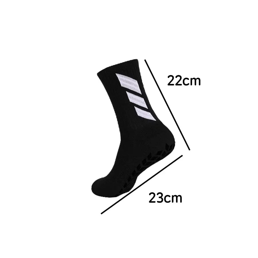 Mens Knee High Football Socks With Anti Slip Grip For Training Sports Yoga And Hospital Wear