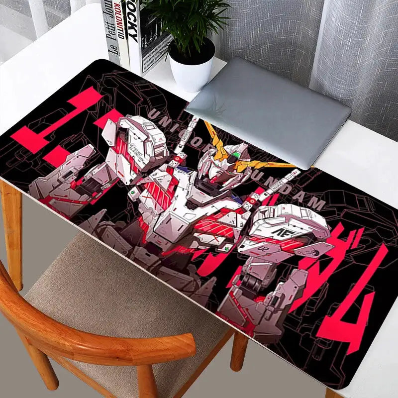 Gundam Themed XXL Mouse Pad 900x400 Large Gaming Desk Mat For Computer Keyboard And Table