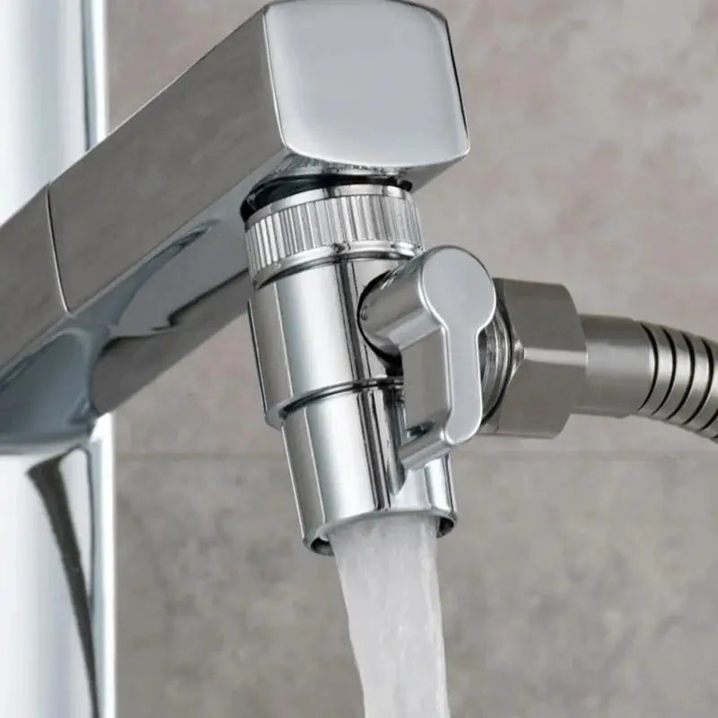 Bidet sprayer kit by Simples Market with 1.5m hose and holder, chrome finish, features 3-way diverter.