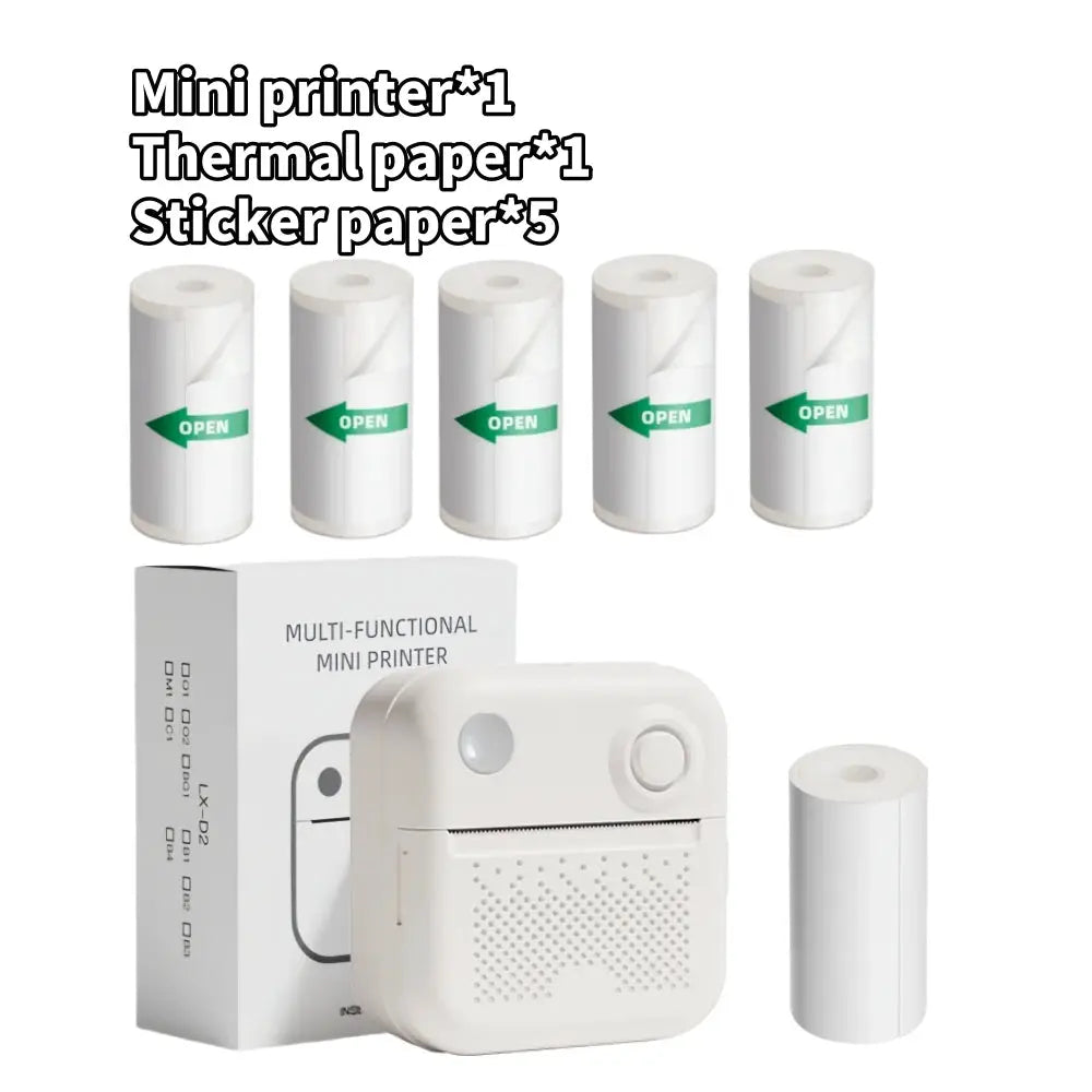 Dolewa D3 Portable Thermal Printer For Labels Stickers And Photos