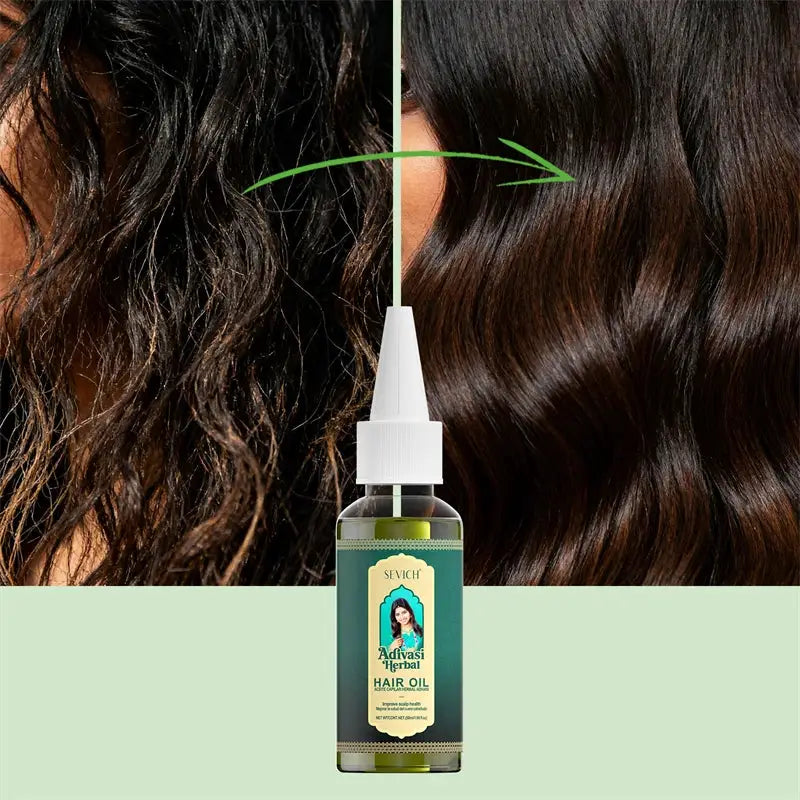 Ayurvedic Hair Growth Oil Organic Serum For Anti Hair Loss And Fast Regrowth Thicken Hair And Revitalize Scalp