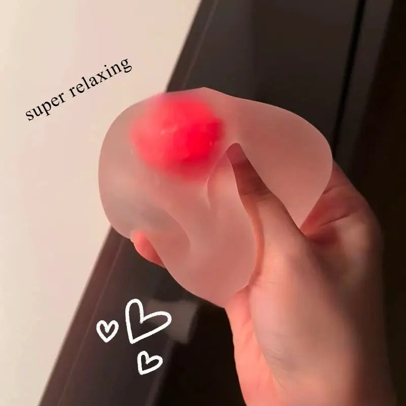 Strawberry Mochi Squeeze Toy For Stress Relief Slow Rebound Fidget Toy Anger Venting And Relaxation