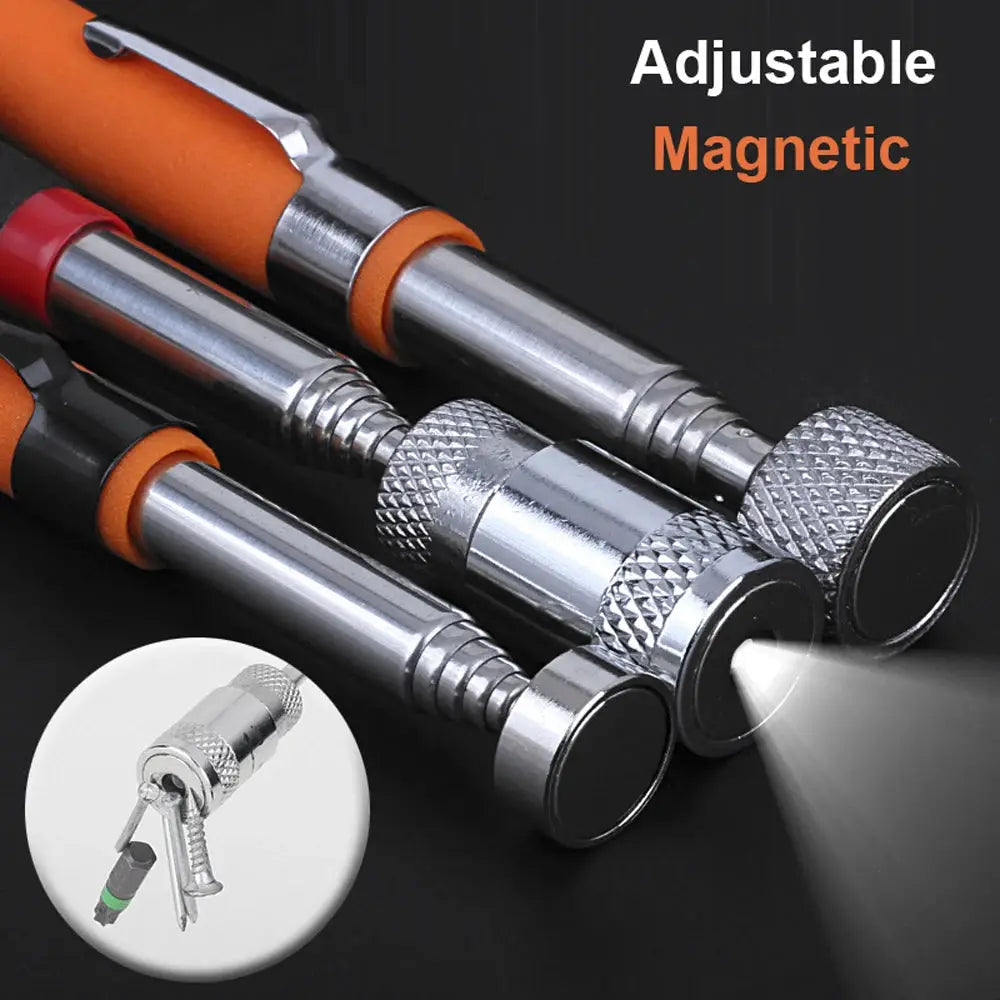 Extendable Magnetic Pickup Tool Telescopic Rod Mini Portable Magnet Pen For Picking Up Screws Nuts Bolts