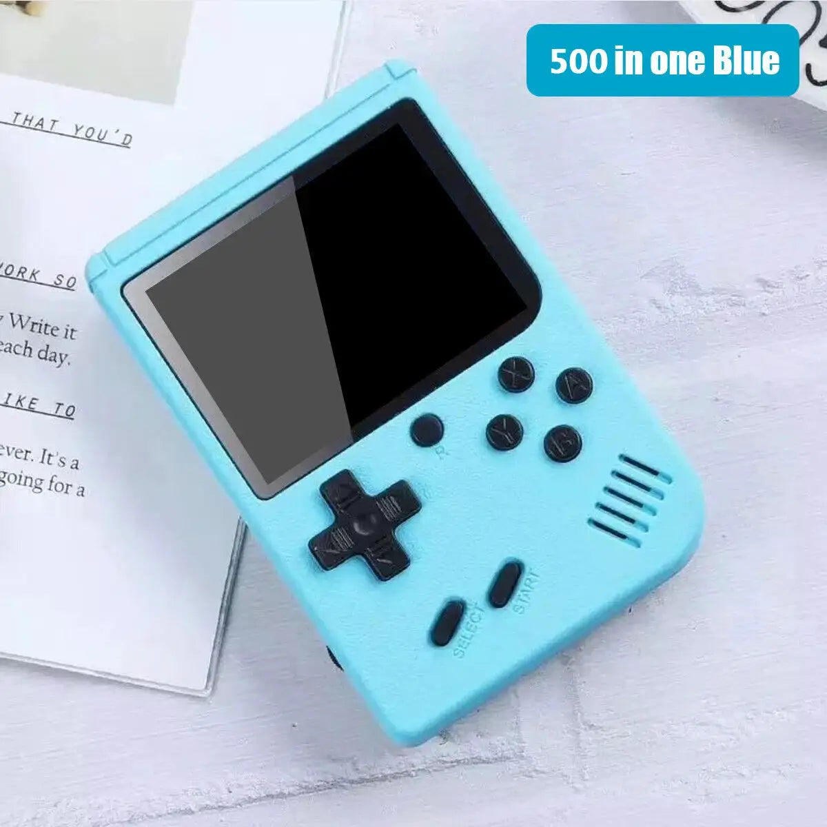 Handheld Game Console With 500 Plus Classic Games, Game Boy Emulator, TV Output, Rechargeable Battery For Kids