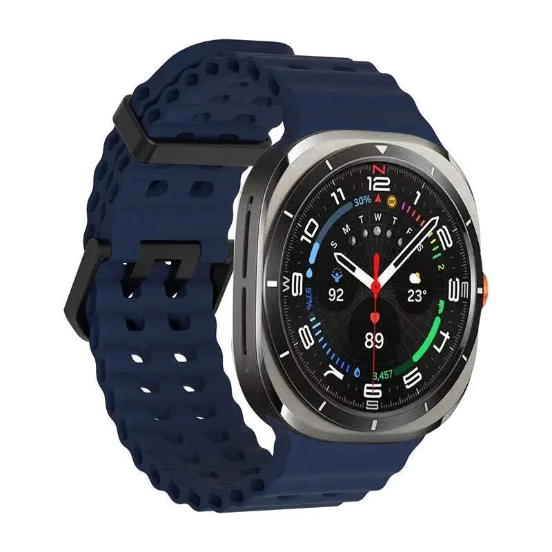 1:1 Marine Band For Samsung Galaxy Watch Ultra 2025 2024 Strap Accessories Sport Silicone Bracelet For Samsung Galaxy Ultra 47mm