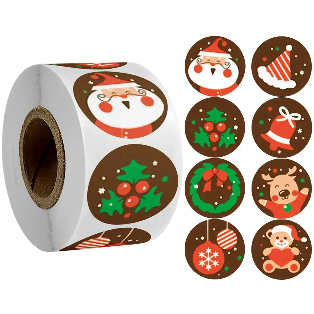 500 Pack Round Kraft Paper Thank You Stickers For Wedding Favors Gift Bags And Packaging