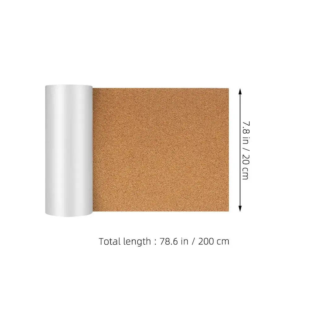 CorkCraft Self-Adhesive Cork Roll 20x200cm For DIY Projects Wall Decor And Bulletin Boards