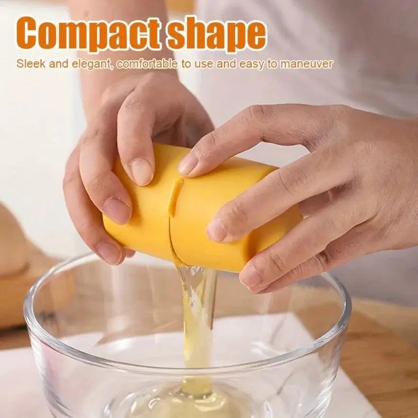 Stainless Steel Egg Yolk Separator And Egg White Separator Tool With Easy Grip Durable Kitchen Baking Essential