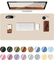 Large PU Leather Desk Pad Mouse Pad For Office Non Slip Leather Desk Mat Laptop Desk Pad Protector