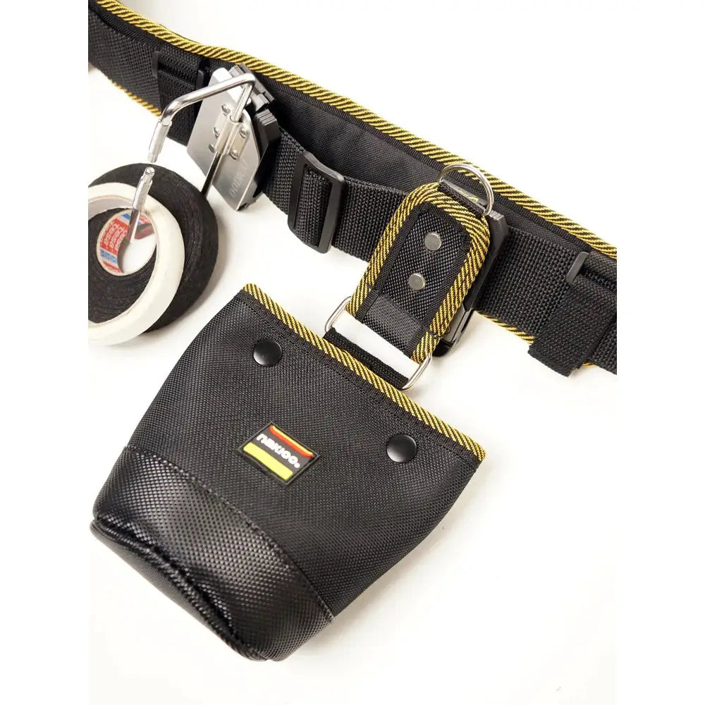 Tool pouch belt by Simples Market, black 1680D with rotatable quick-hanging nail bag