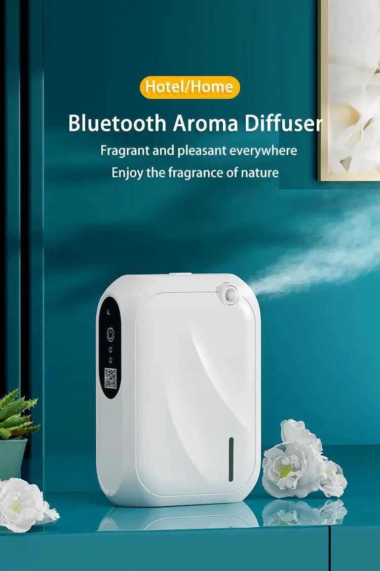 Coverage 200m³ Aroma Diffuser Machine Bluetooth APP Control Fragrance Diffuser Wall Mounted Smell Distributor For Home Fragrance