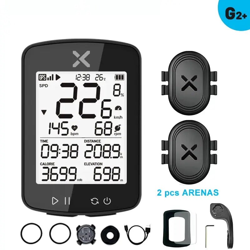 XOSS G2 Plus Wireless GPS Bike Computer For Road And MTB Waterproof Cadence ANT Plus