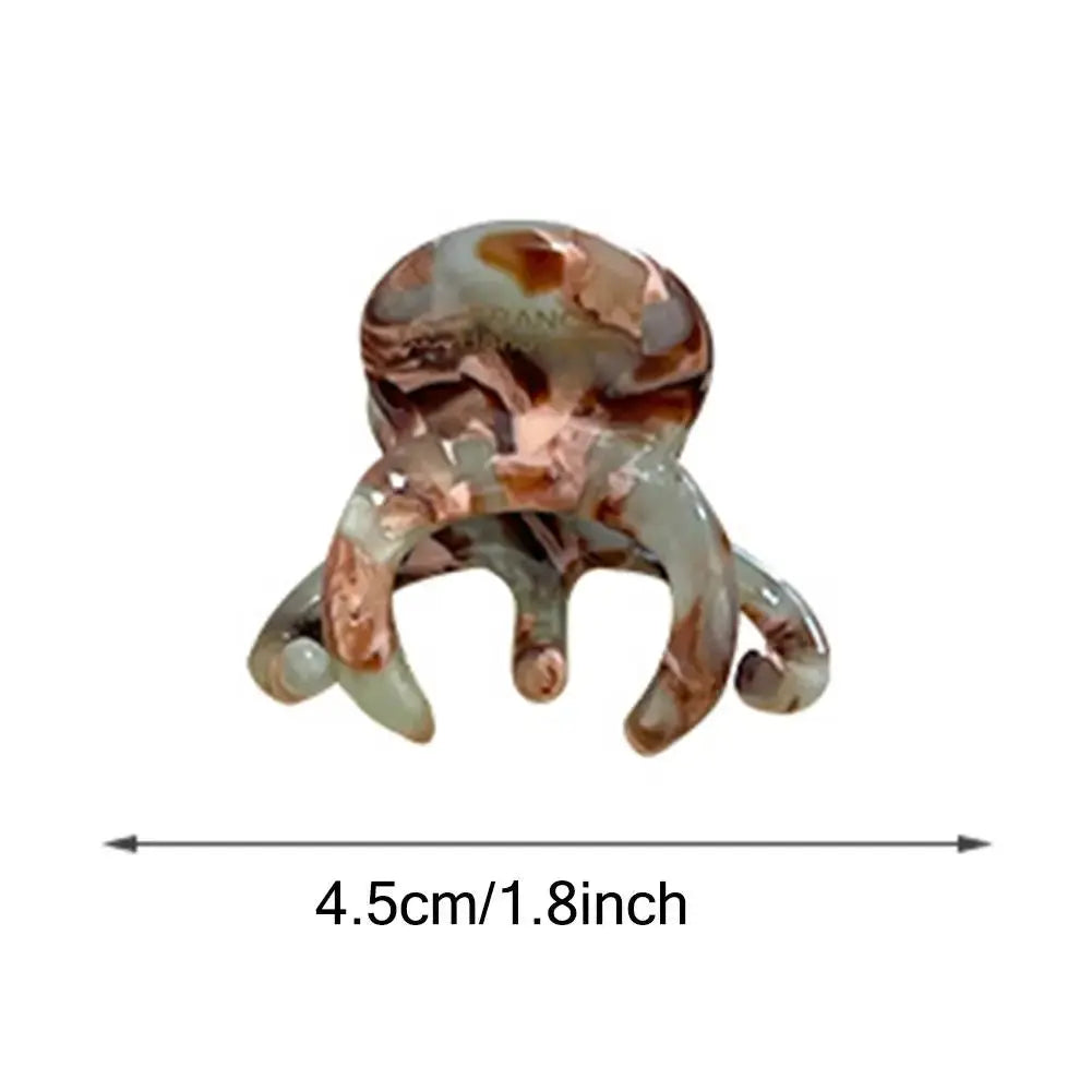 LuxeChic Parisian Hair Claw Clips Elegant Acetate Crab And Shark Clips For Women And Girls Retro Style