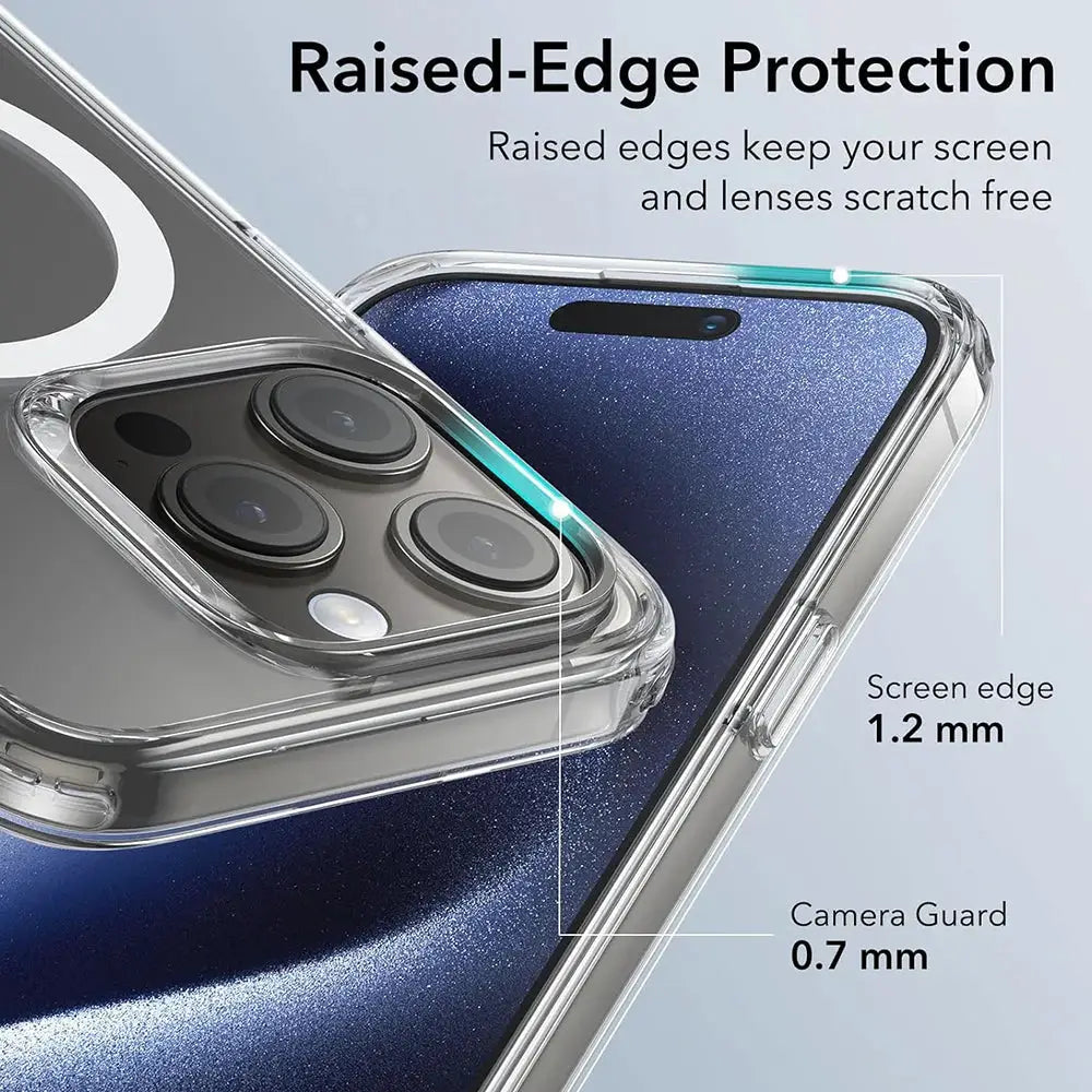 Transparent MagSafe case by Simples Market with raised-edge protection for iPhone 7/8 Plus, XR, XS Max to iPhone 16
