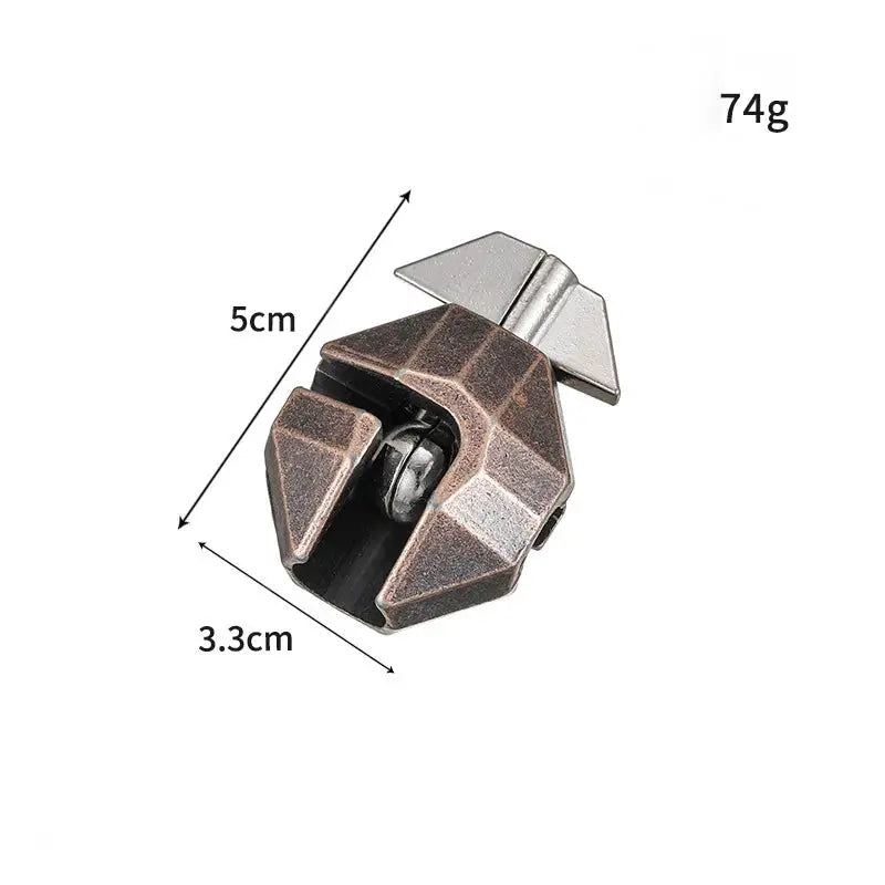 Lock Puzzles Classic IQ Metal Brain Teaser Baffling Puzzle Game Toy for Children and Adults Gift