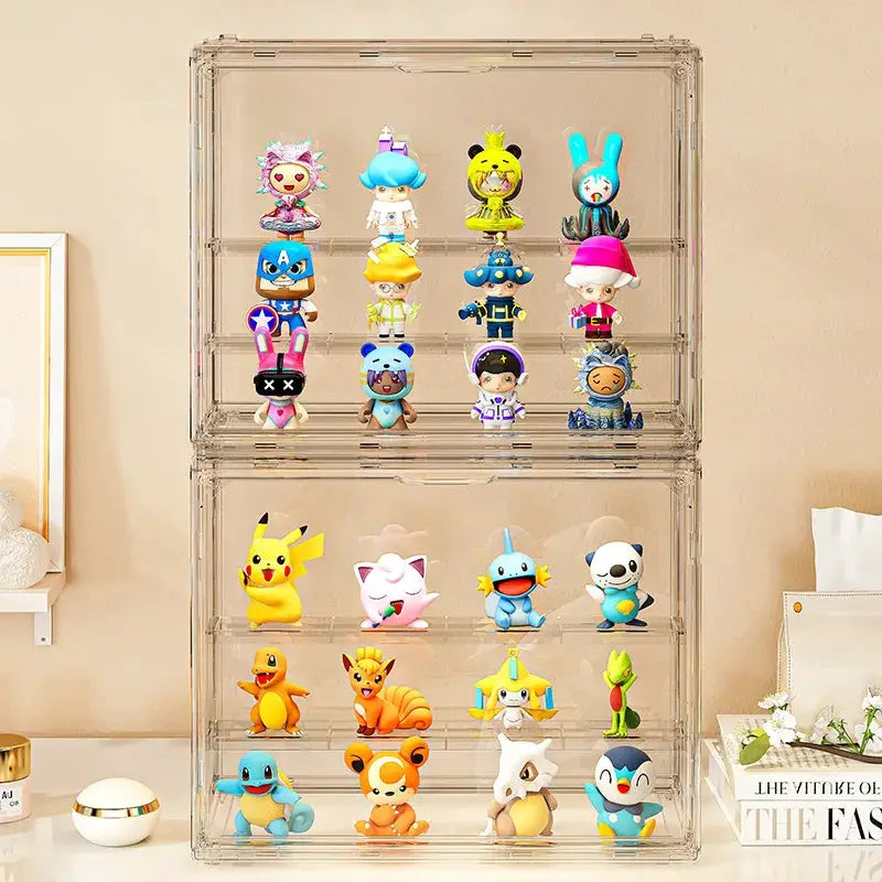 Three Layer Acrylic Blind Box Storage Box For Collectible Figures And Action Figures, Desktop Display Case