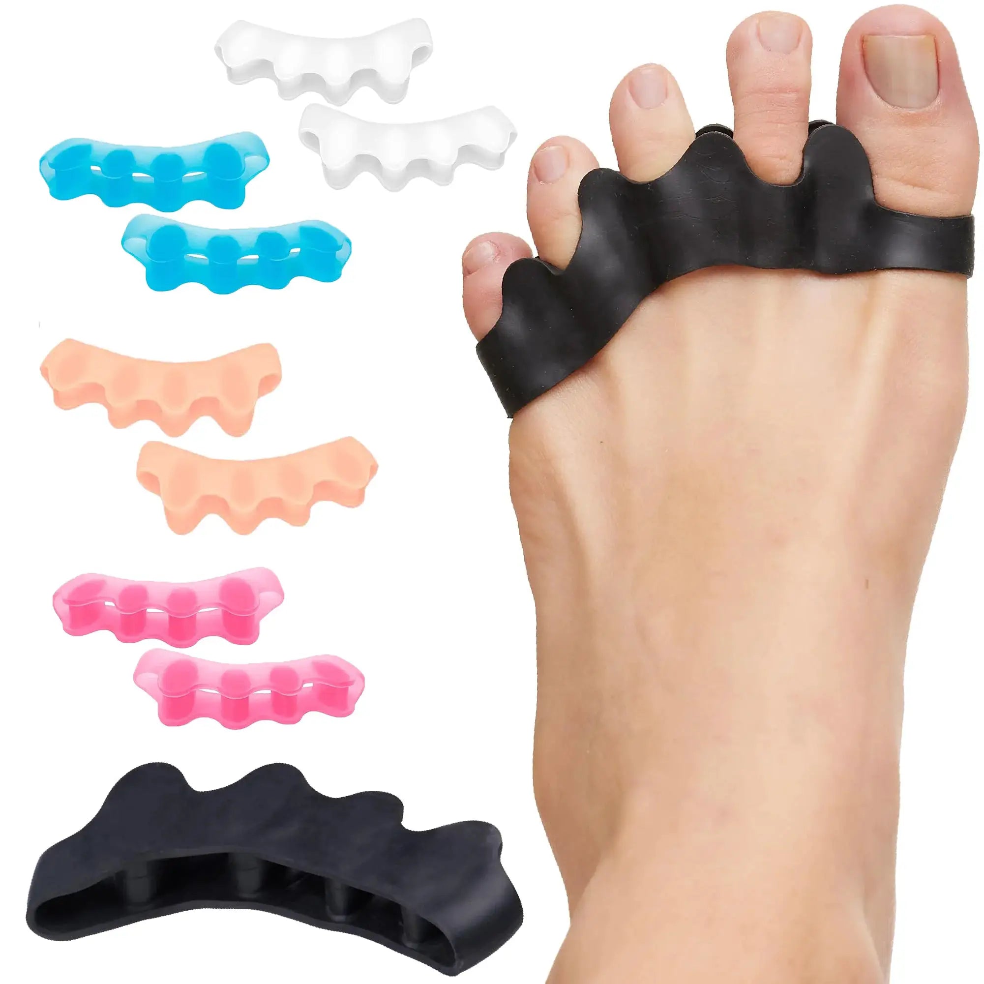 Toe Separators Doctor Recommended Foot Care Tool For Bunion Pain Relief And Plantar Fasciitis Toe Straightener