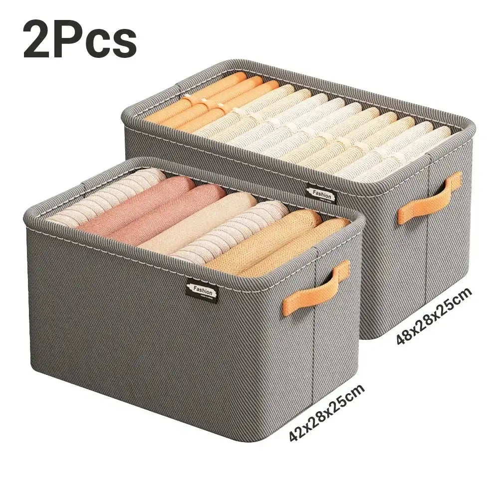 Heavy Duty Clothes Organizer For Wardrobe Storage Cabinets And Drawers To Store Pants Sweaters Jeans And More