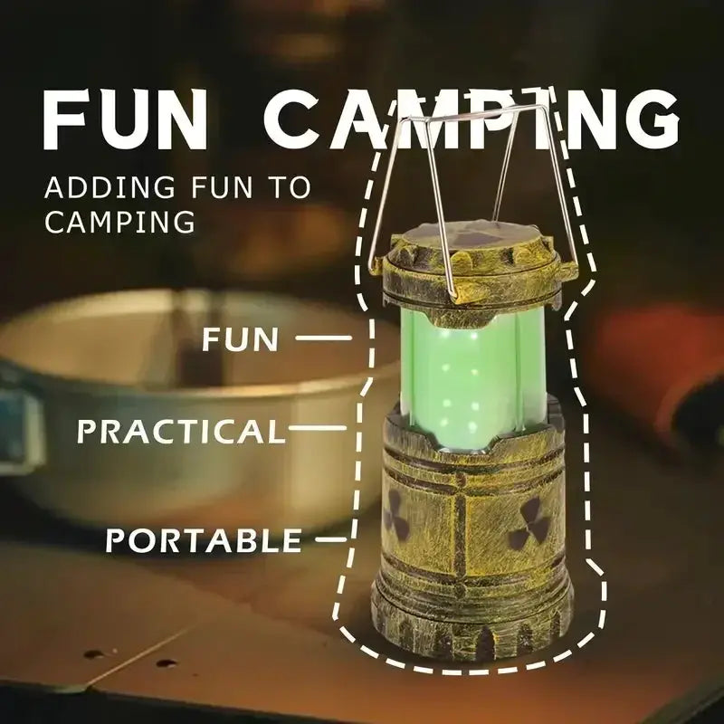 Mini Handheld Nuclear Reactor Lantern Toy Simulation Illuminator Doomsday Gift Portable Glowing Lamp
