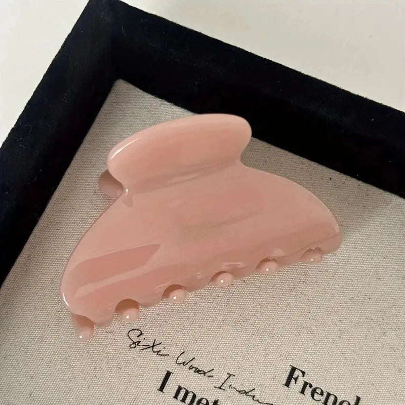 Elegant Acetate Hair Claw Clip Shark Clip For Medium Hair Secure Hold And Stylish Accessory