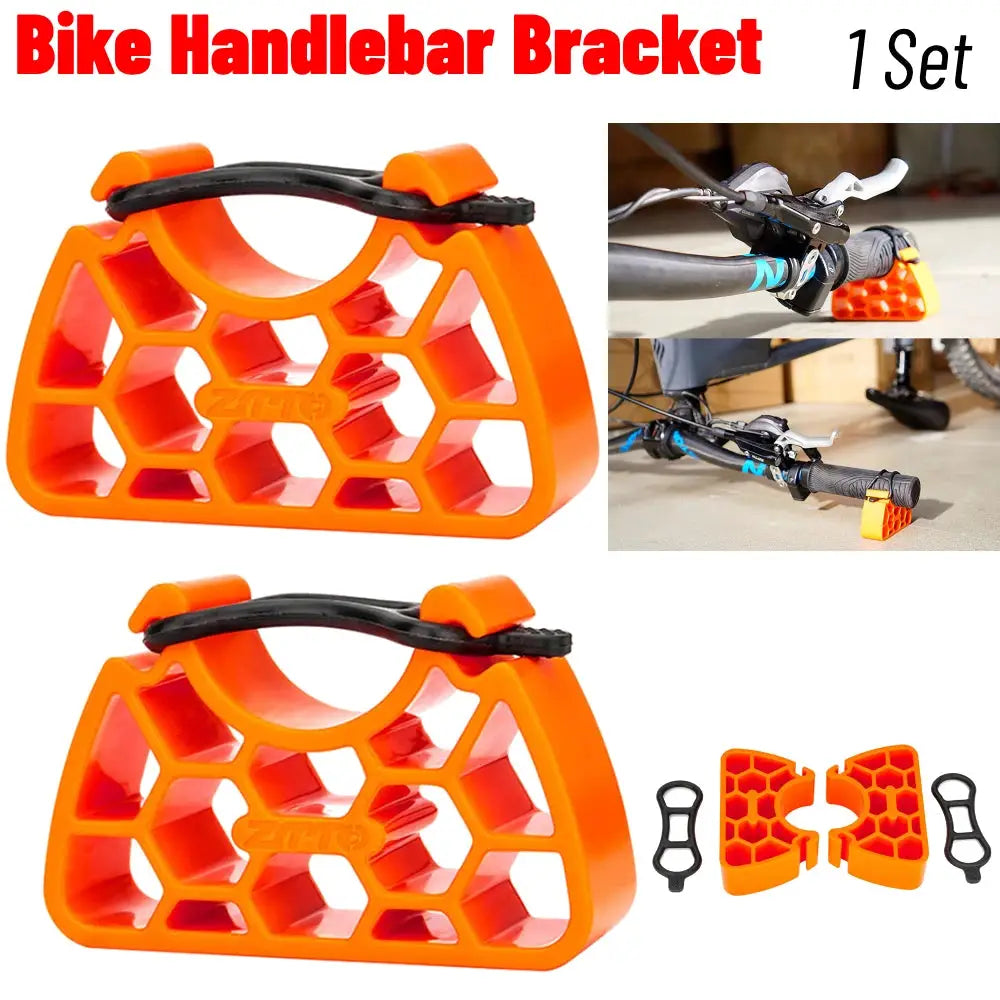 Bike Handlebar Stand Clip On Stabilizer For Inverted Parking MTB Maintenance Bicycle Repair Tool Fits 30 To 34mm Grips