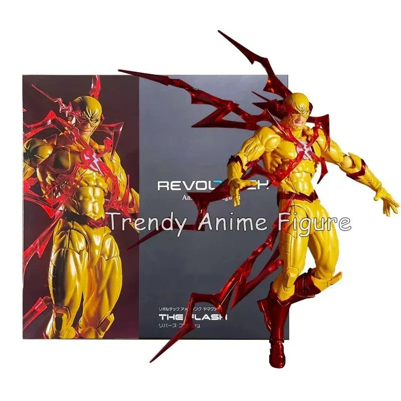 Revoltech Amazing Yamaguchi Flash Action Figure 17cm Movable Kaiyodo Flashpoint Model Collectible Toy