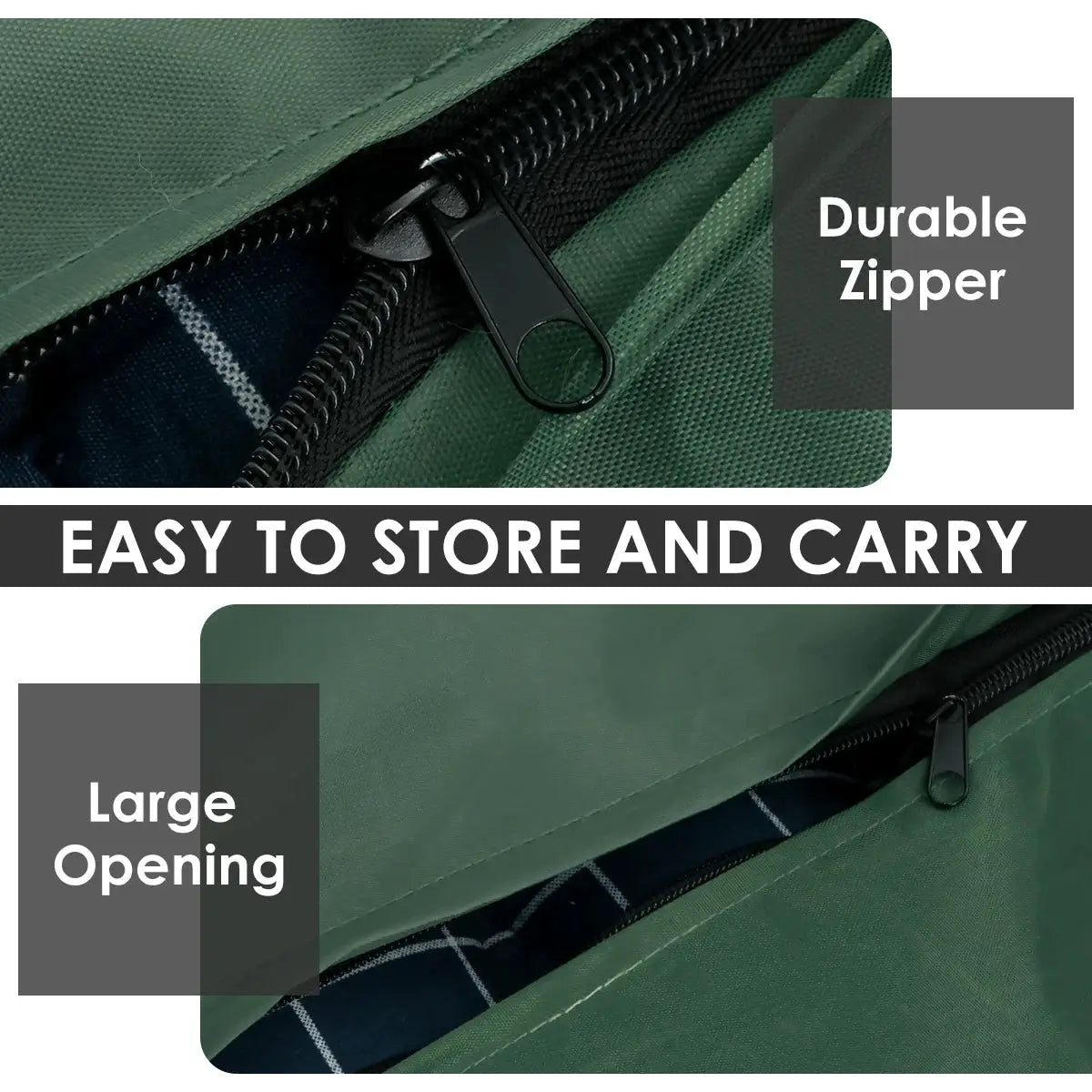 EverGuard 210D Oxford Cushion Storage Bag Large Capacity Outdoor Furniture Cover Waterproof Dustproof Protection