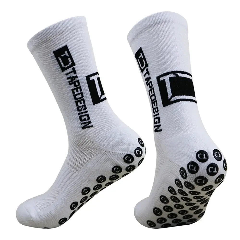 Mens Non Slip Soccer Socks With Non Skid Grip For Football Basketball Cycling And Training Performance