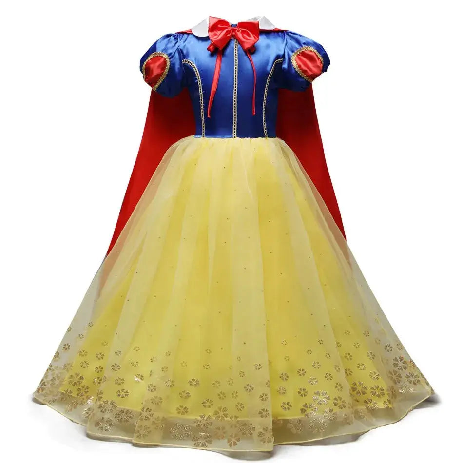 Girls Elsa Anna Rapunzel Jasmine Princess Dress Costume For Carnival Party Cosplay Halloween Christmas