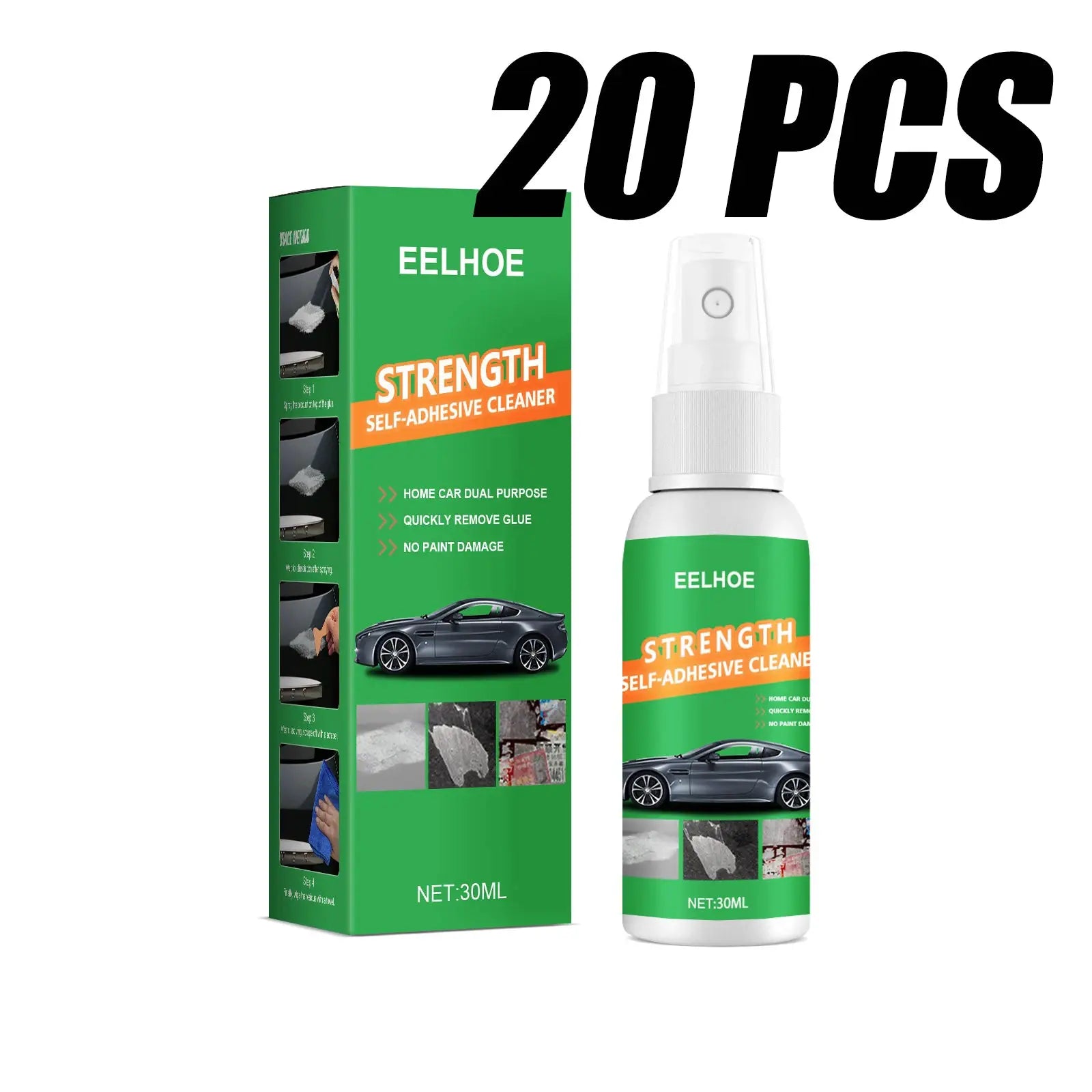 All Purpose Adhesive Remover Spray Glass Sticky Residue Cleaner 30ml