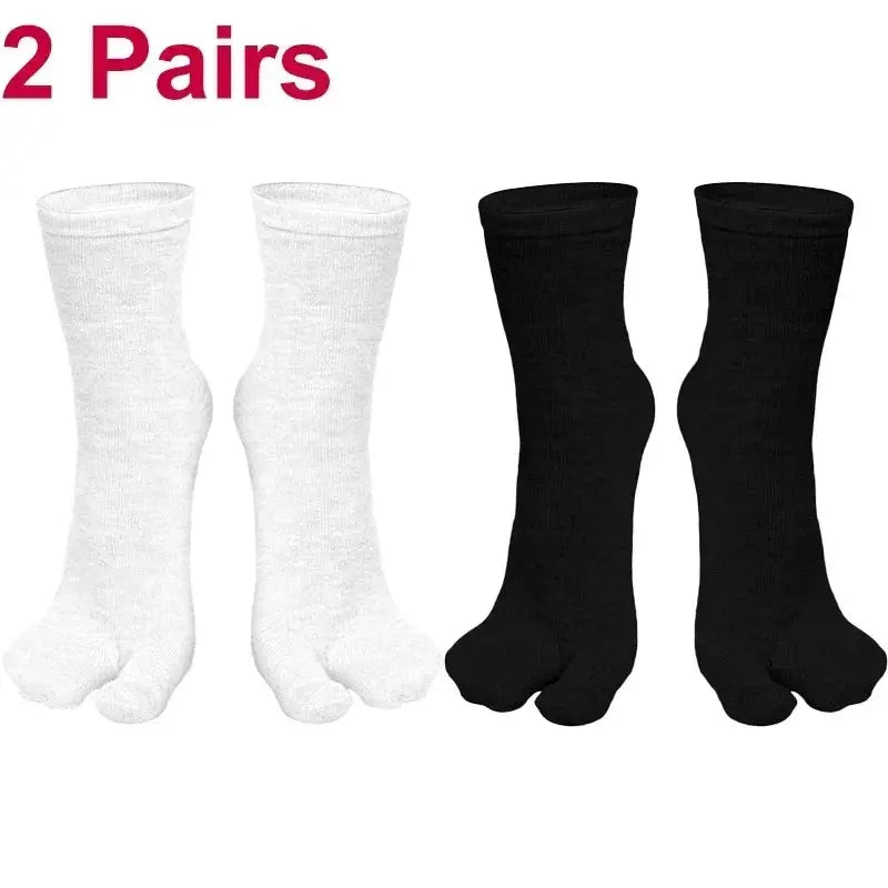 Fashion Japanese Style Tabi Toe Socks For Men Women Split Toe Socks For Geta Zori Flip Flops And Sandals Fiber