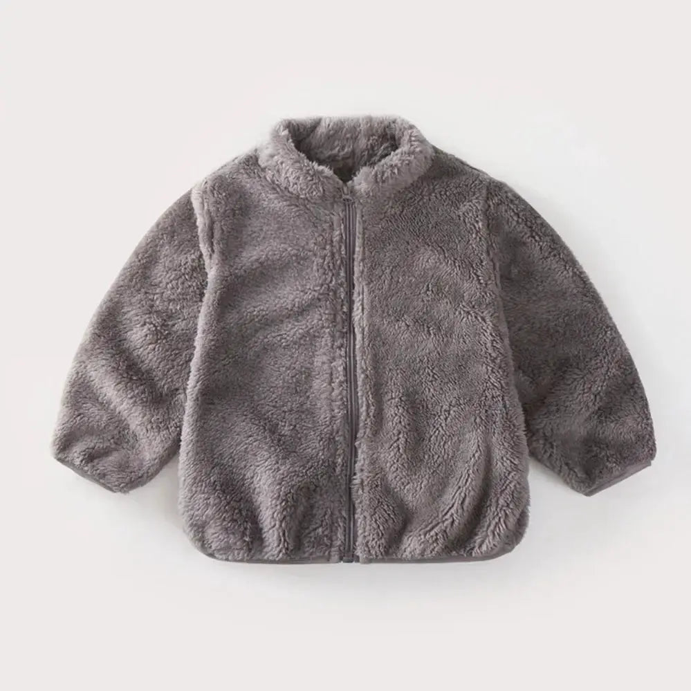 Pink Girls Winter Thermal Fleece Jacket Coat For Toddlers And Kids 0 6Y Warm Korean Outerwear