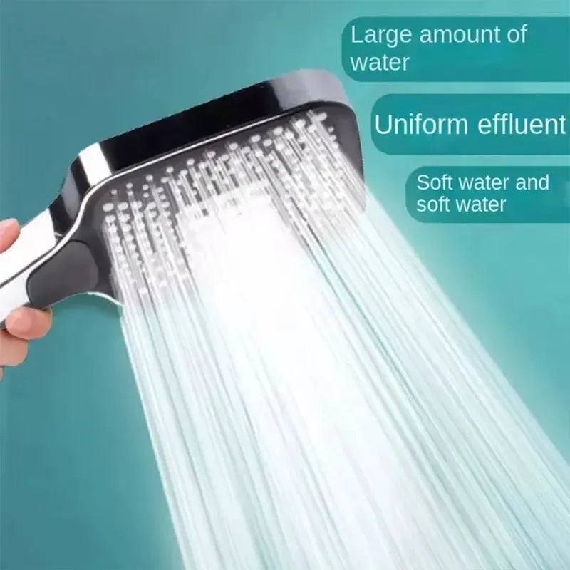 Stainless steel shower hose by Simples Market, 1.5/2/3m, black and silver
