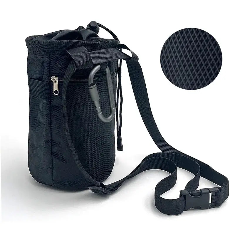 Magnesia Sack Chalk Bag With Waterproof Pocket For Rock Climbing Outdoor Bouldering And Weight Lifting