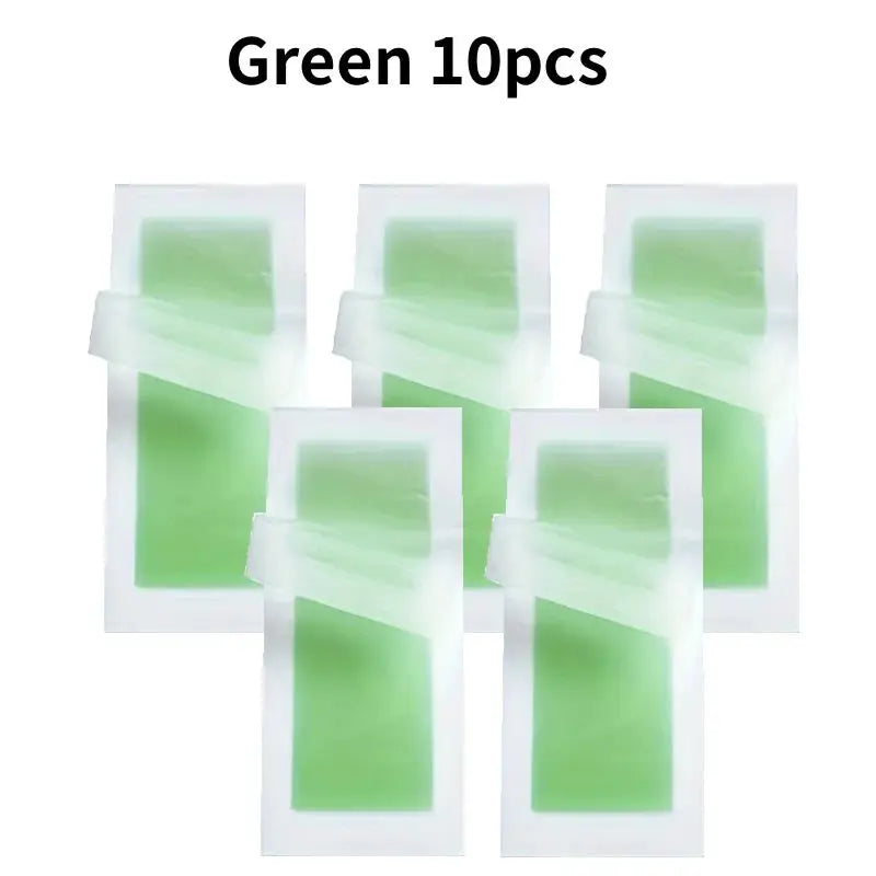 Professional Double Sided Cold Wax Strips For Hair Removal On Legs Body And Face 6 Sticks 10 To 20 Sticks